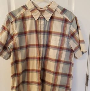 Patagonia Large button up Plaid Shirt